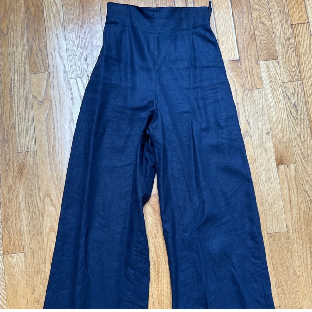 AUTHENTIC Celine Black Linen Pants